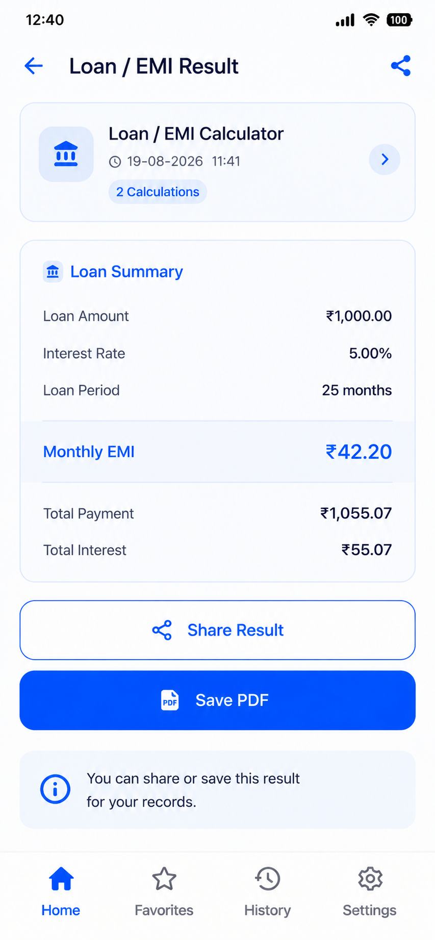 Calculator – Simple & Smart screenshot 6